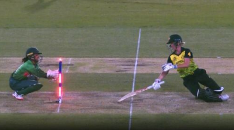 Bangladesh women’s keeper too slow to dislodge Beth Mooney’s bails vs Australia in the Women’s T20 World Cup