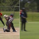 WATCH: Benjamin Calitz nonchalantly grabs one-handed stunner to dismiss Osama Hassan in UAE vs Canada U-19 World Cup match