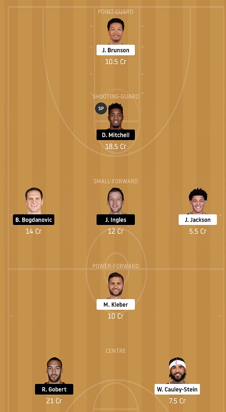 DAL vs UTA Dream11