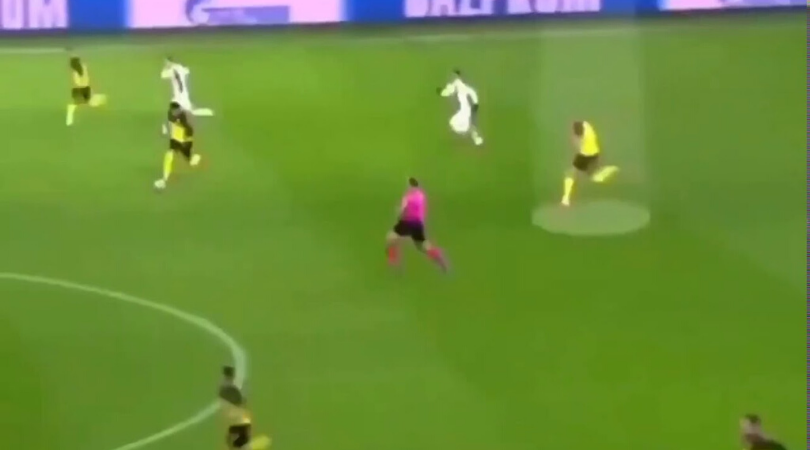 Erling Haaland was clocked sprinting 60 metres in world championship time during Dortmund vs PSG