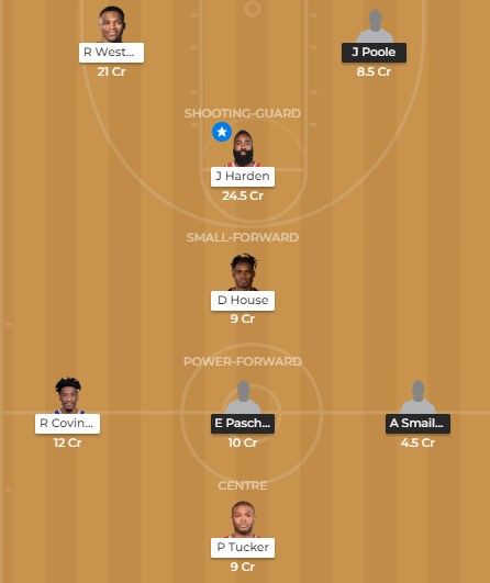 GSW vs HOU Dream11
