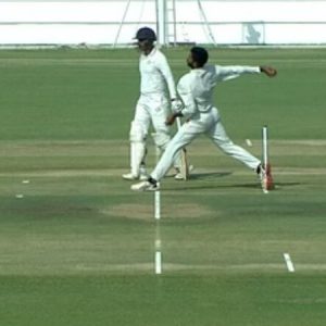WATCH: Kishan Parmar gets reprieve as Chintan Gaja oversteps in Gujarat vs Saurashtra Ranji semi-final