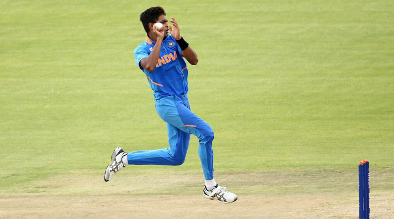 Kartik Tyagi produces perfect yorker to uproot Irfan Khan’s stumps during U19 World Cup semi-final