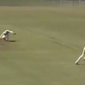 WATCH: Nathan Lyon grabs flying stunner to dismiss Callum Ferguson in Sheffield Shield