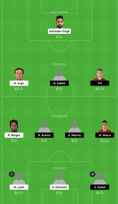 MCFC Vs JFC Dream11