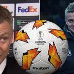 Ole Gunnar Solskjaer blames the Europa League ball for Man Utd’s draw with Club Brugge