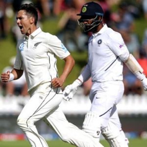 WATCH: Cheteshwar Pujara shoulder arms off Trent Boult delivery to register misjudged dismissal in Wellington Test