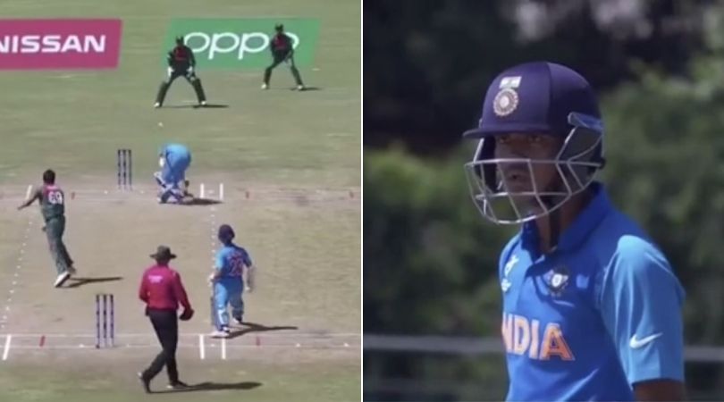 WATCH: Divyaansh Saxena fumes on Tanzim Hasan Sakib after poor throw nearly hits his head