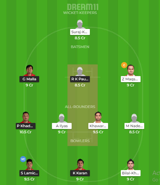 NEP vs OMN Dream11