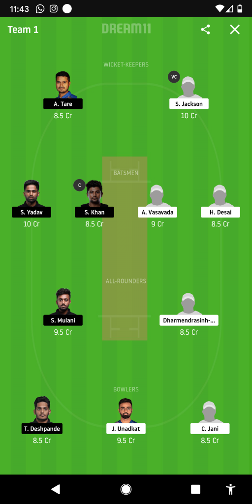SAU Vs MUM Dream11 Prediction