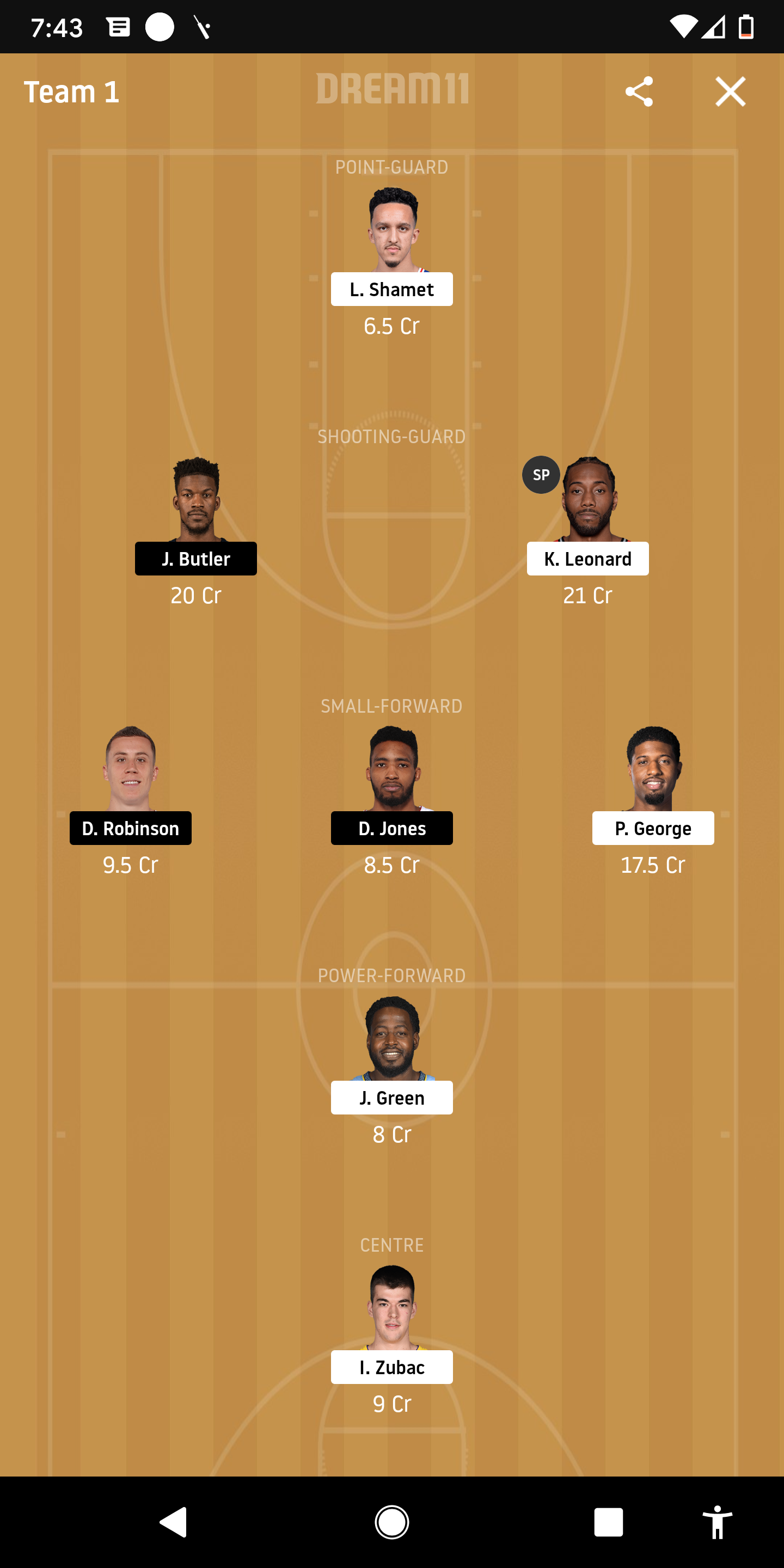 LAC Vs MIA Dream11