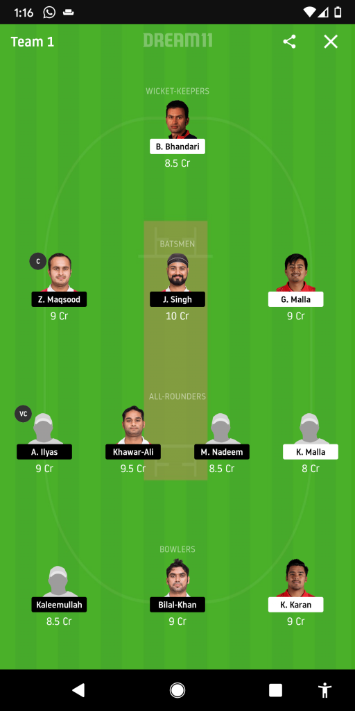 NEP Vs OMN Dream11 Prediction