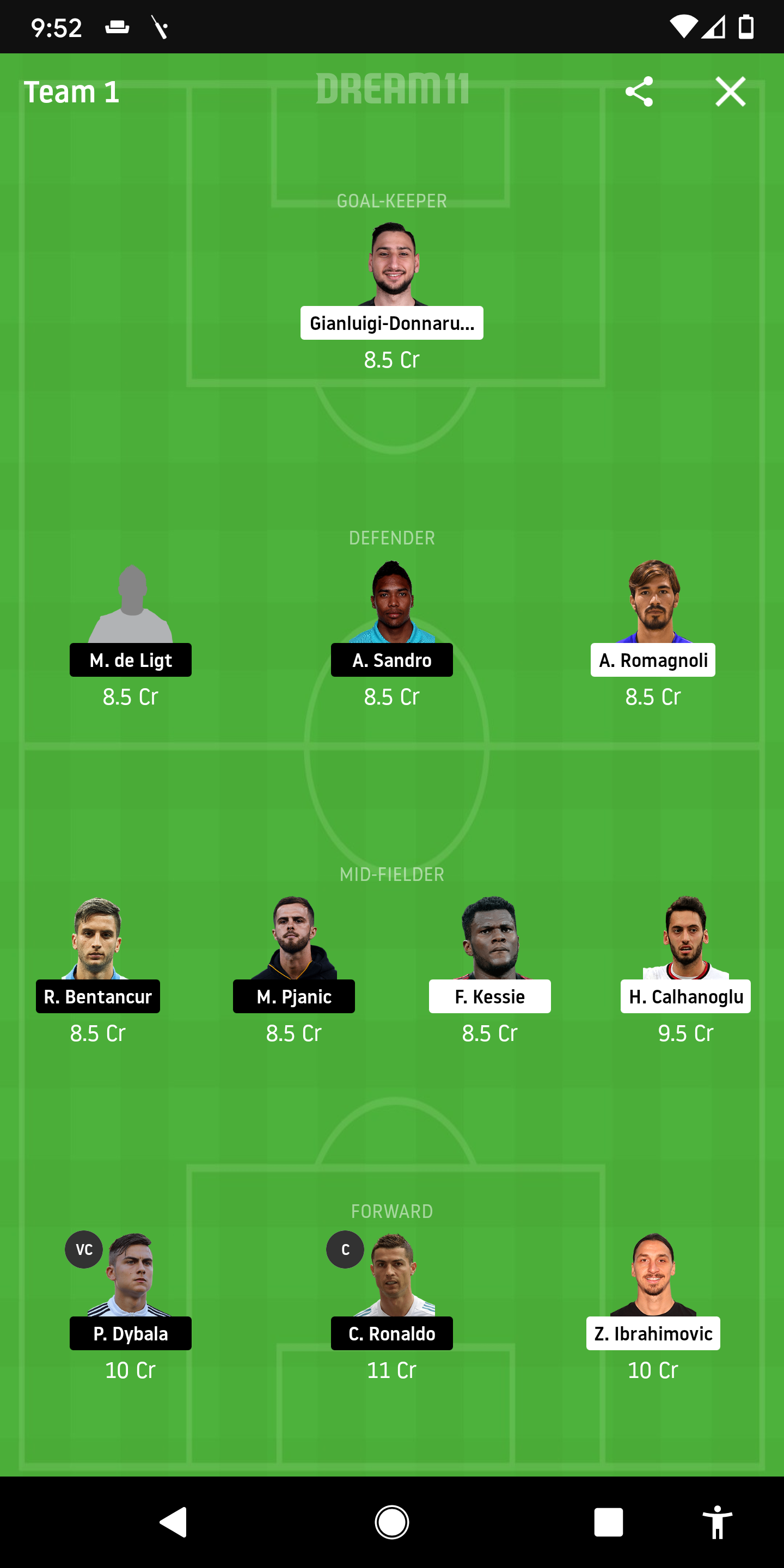 MIL vs JUV Dream11