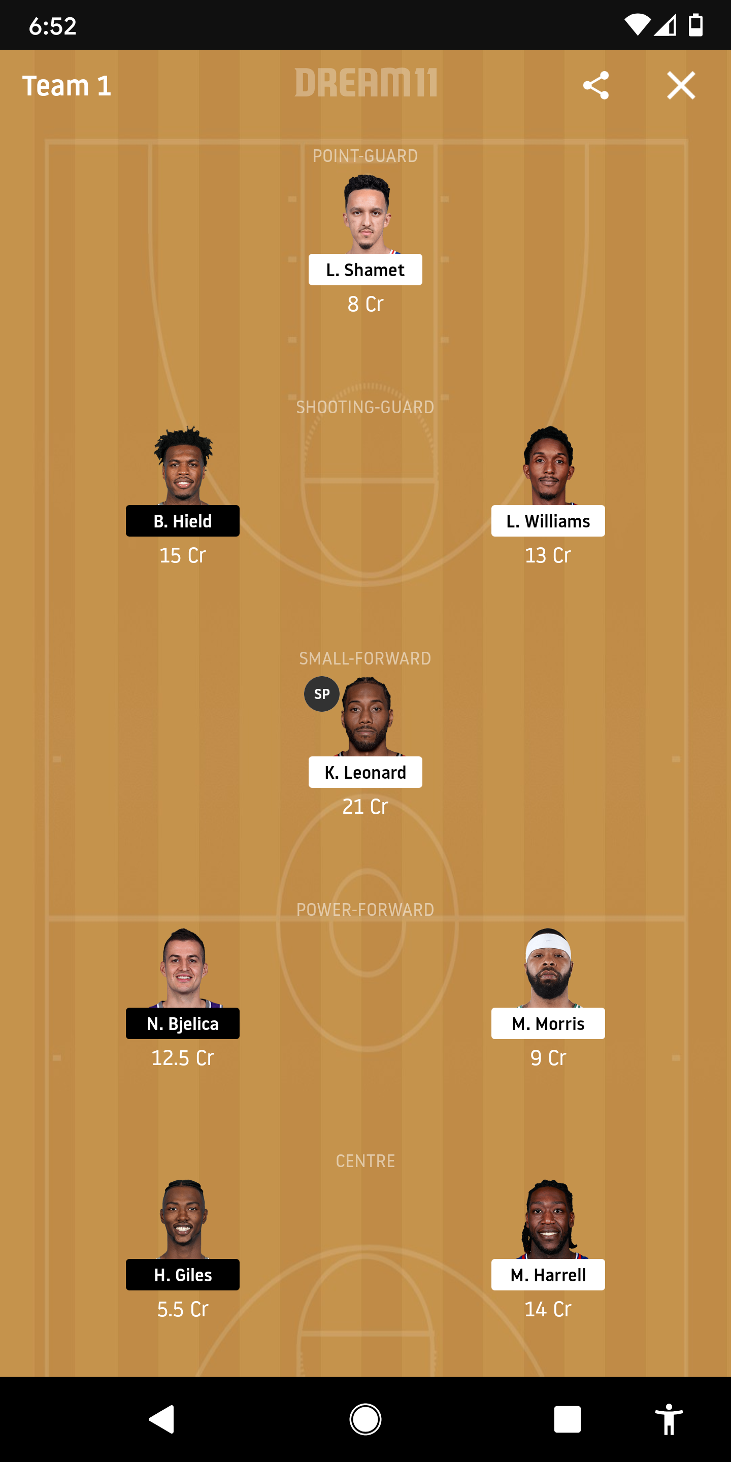  LAC Vs SAC Dream11