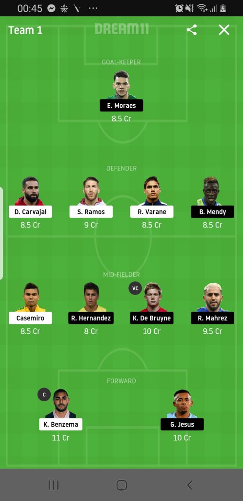 RM vs MCI Dream11 Predictions