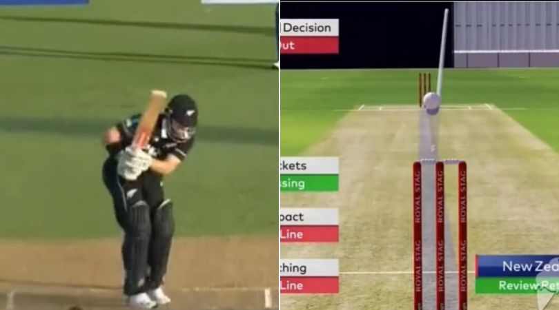 WATCH: Mohammed Shami dismisses Henry Nicholls; Langton Rusere overturns decision after Nicholls' review