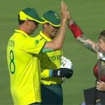 Wonder Woman distributes masks to South African players to promote social issue