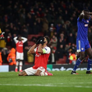 Watch Aubameyang’s night went from ecstatic to tragic as the Arsenal forward missed a sitter from 6 yards