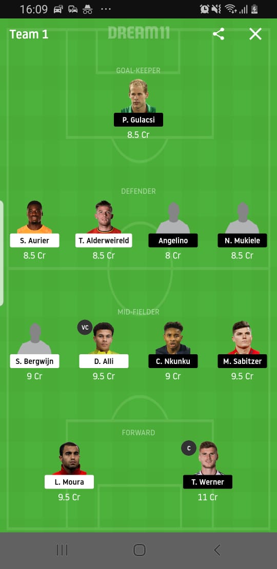 TOT Vs LEP Dream11