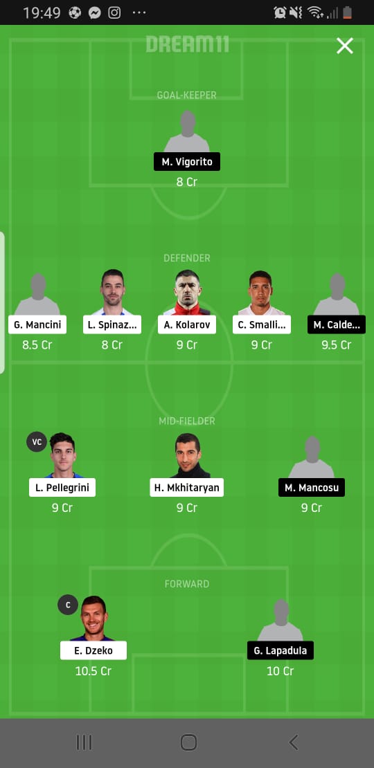 ROM Vs LCE Dream11
