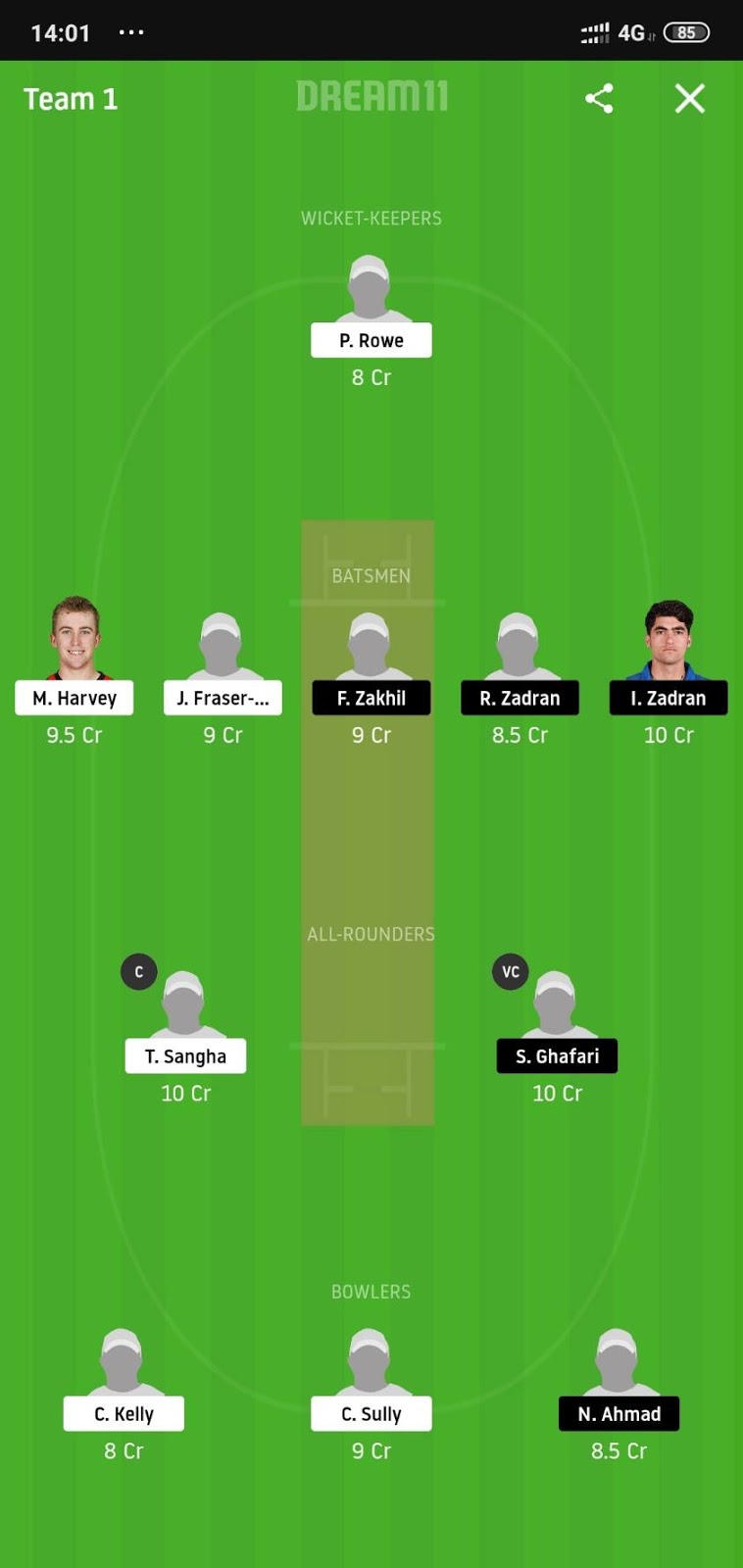 AU-U19 vs AF-U19 Dream11