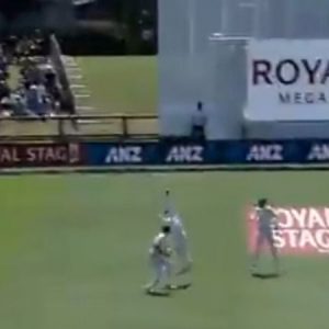 WATCH: Tom Latham grabs breathtaking catch to dismiss Prithvi Shaw in Christchurch Test