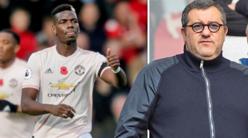 Mino Raiola provides update on Paul Pogba’s Manchester United future