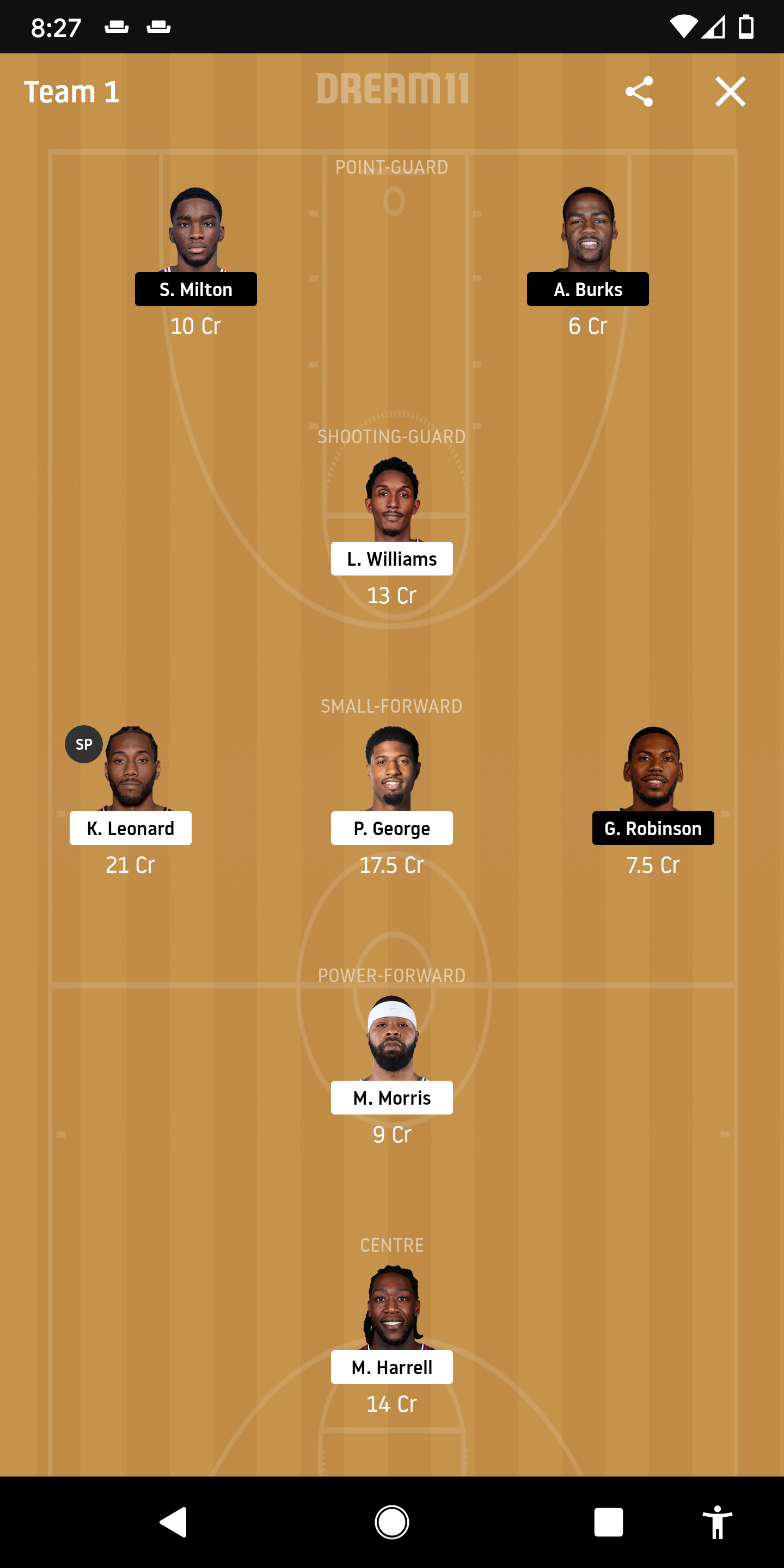 LAC Vs PHI Dream11