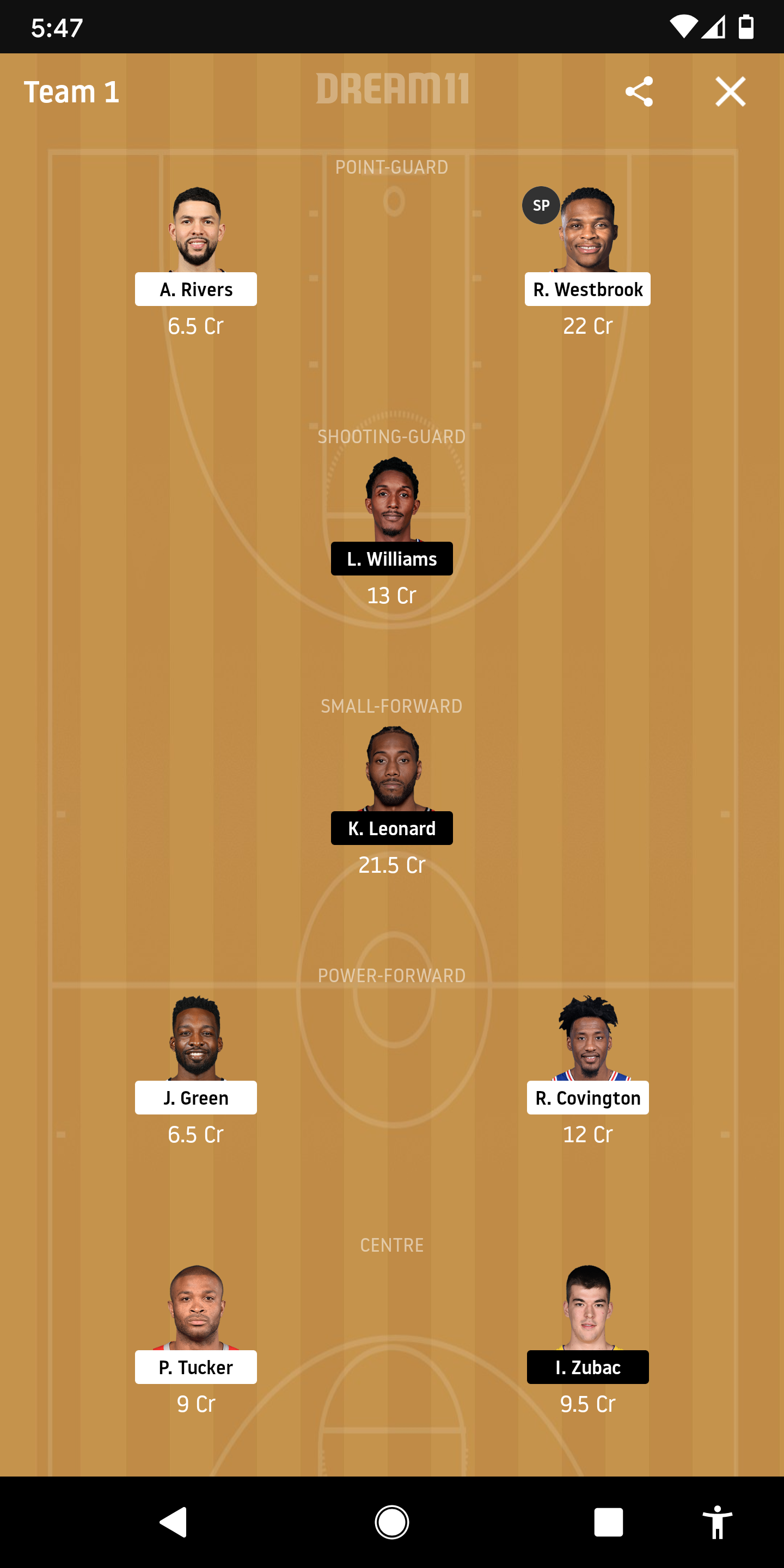HOU vs LOU Dream11