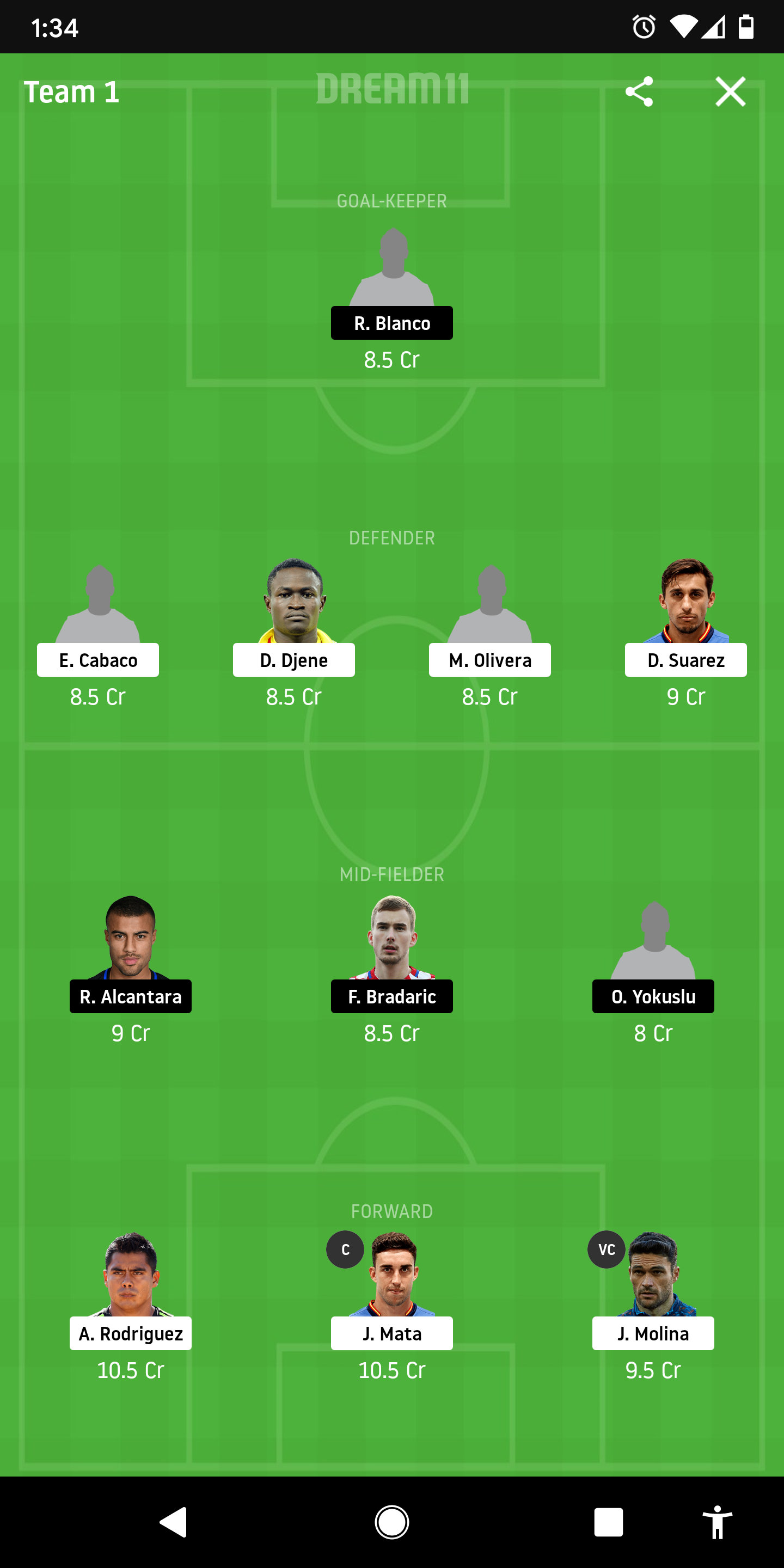 GEF Vs CEV Dream11