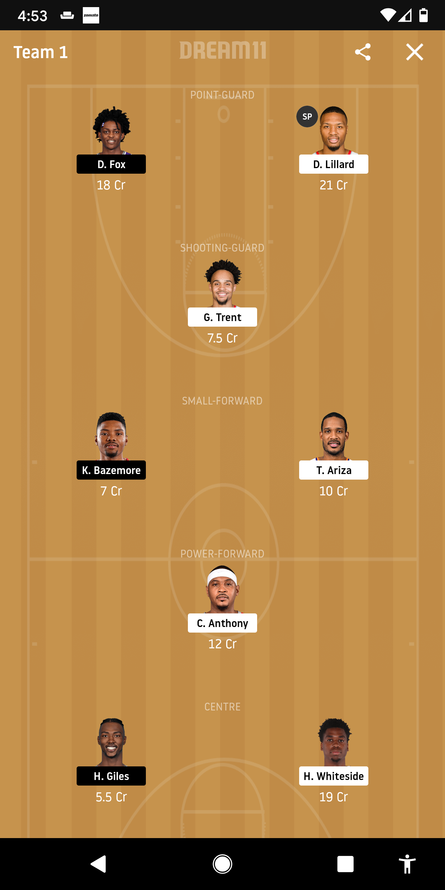 POR Vs SAC Dream11