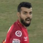 WATCH: Shadab Khan blusters Rizwan Hussain for not throwing at striker's end in PSL 2020
