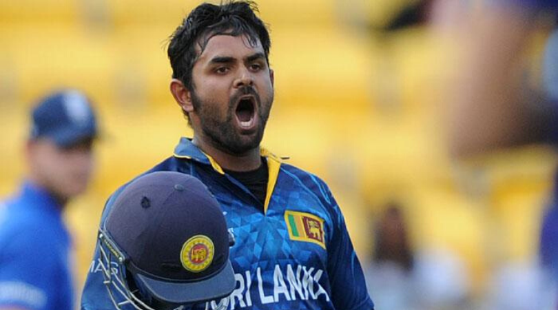 Shehan Jayasuriya produces a stunning catch during Sri Lanka vs West Indies 2nd T20I