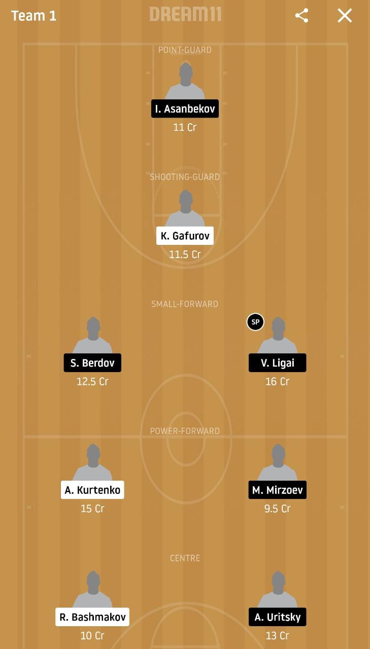 BERK Vs DP Dream11