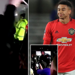 Video footage of Man Utd fans abusing Jesse Lingard goes viral.