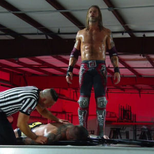 Wrestlemania 36 Edge vs Randy Orton Last Man Standing match comes to an emotional close