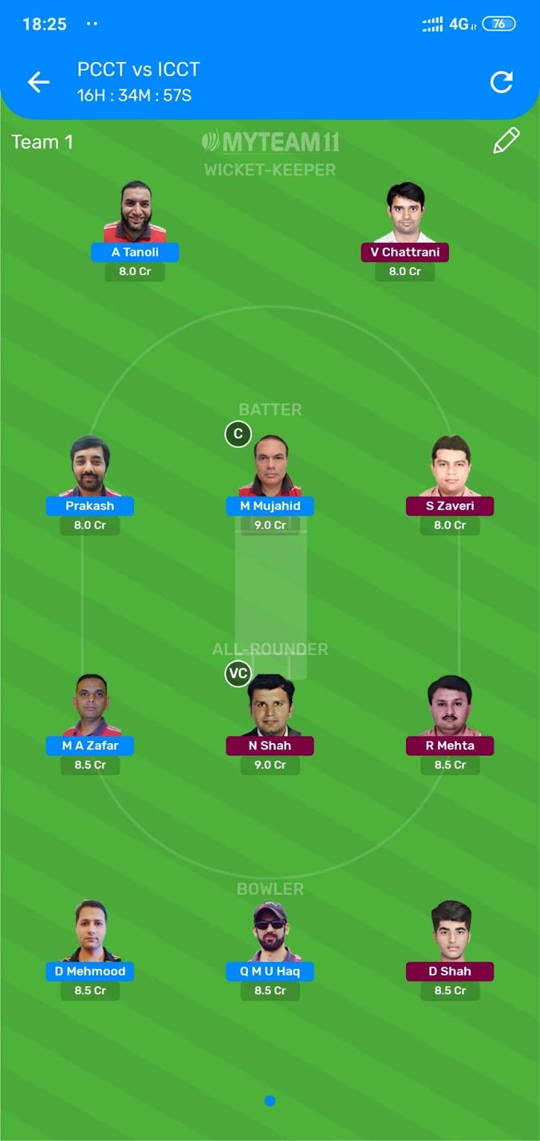 United vs Smashers MyTeam11