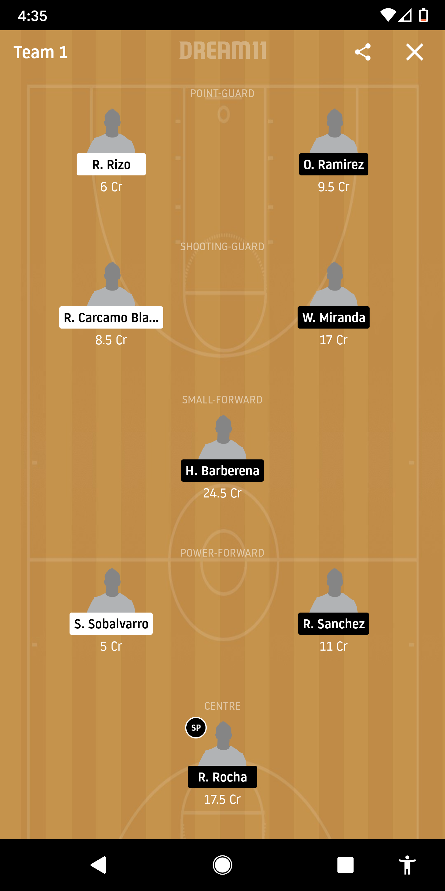 LEO Vs TP Dream11