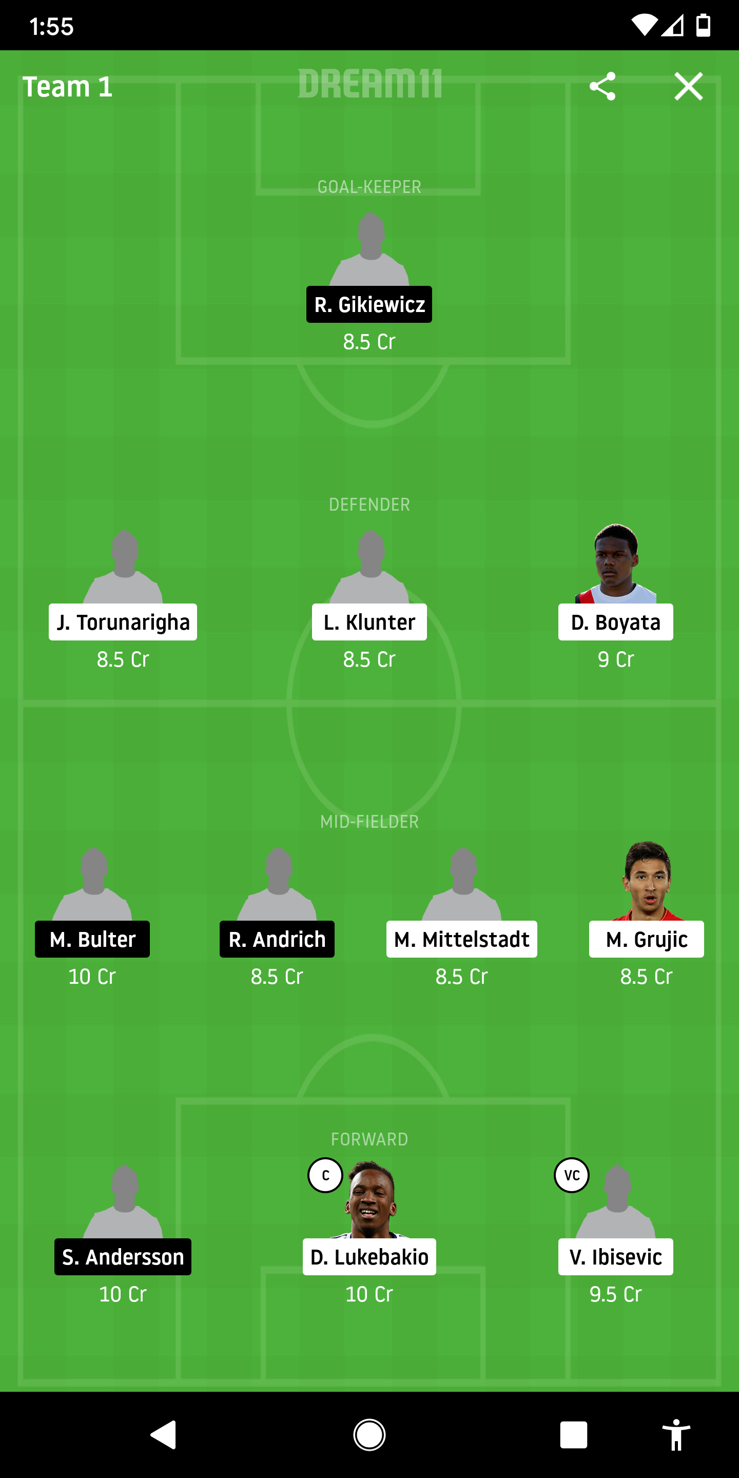 HER Vs UNN Dream11