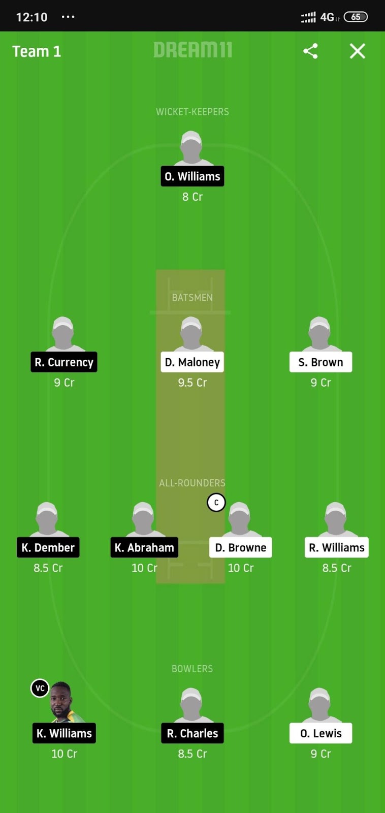 LSH vs BGR Dream11