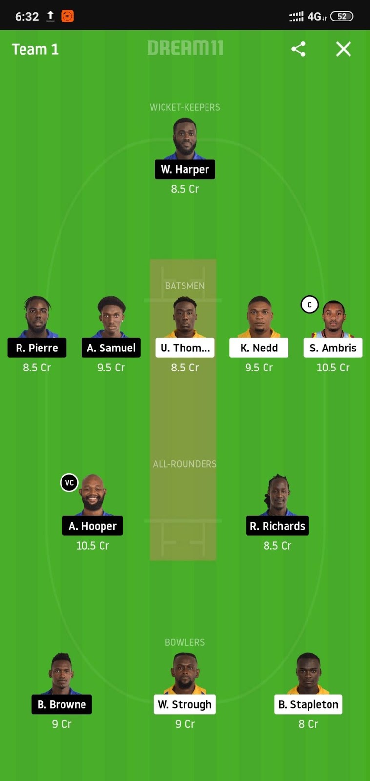 SPB vs GRD Dream11