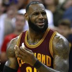 LeBron James played with a broken hand