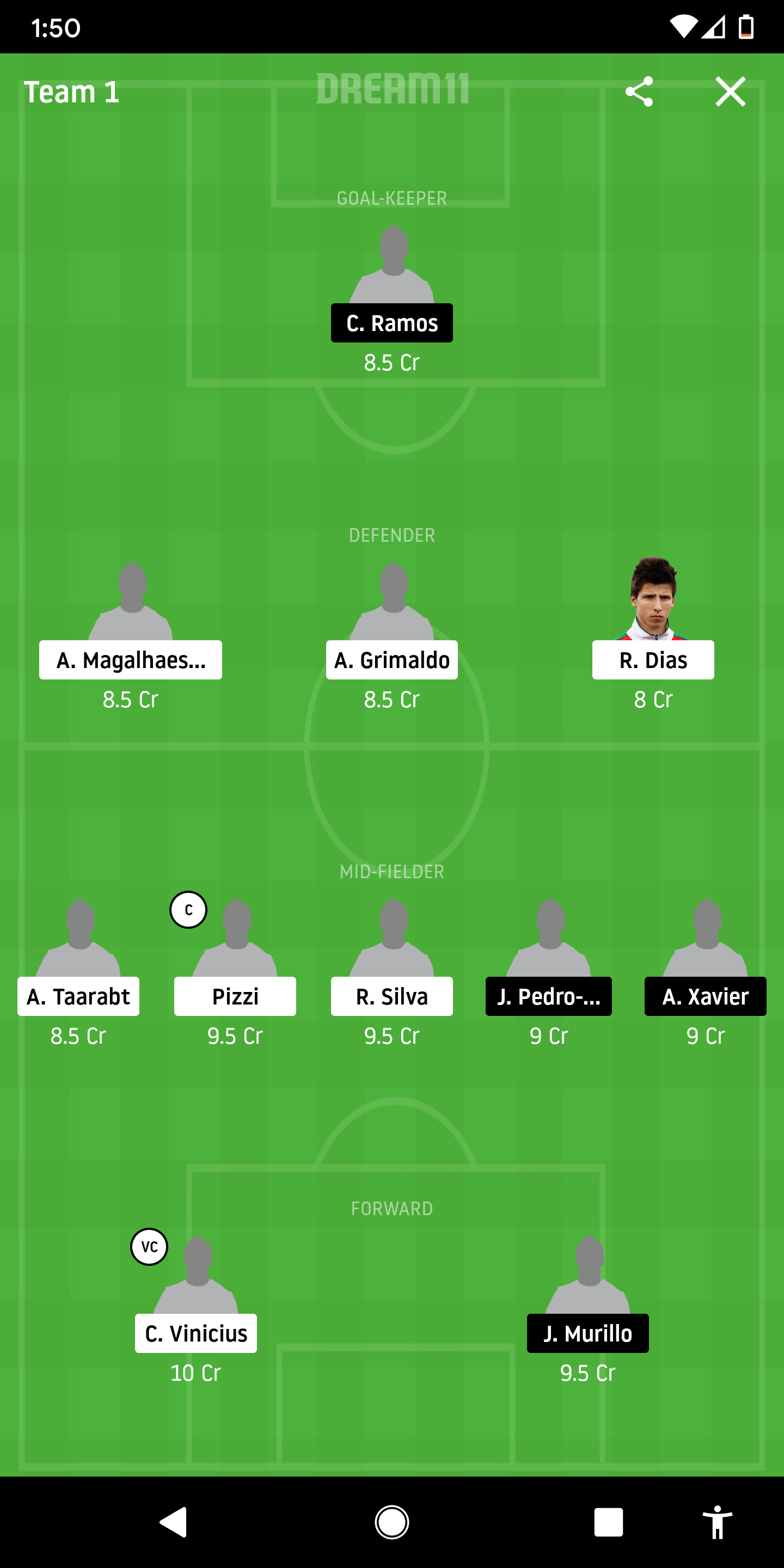 BEN Vs TON Dream11