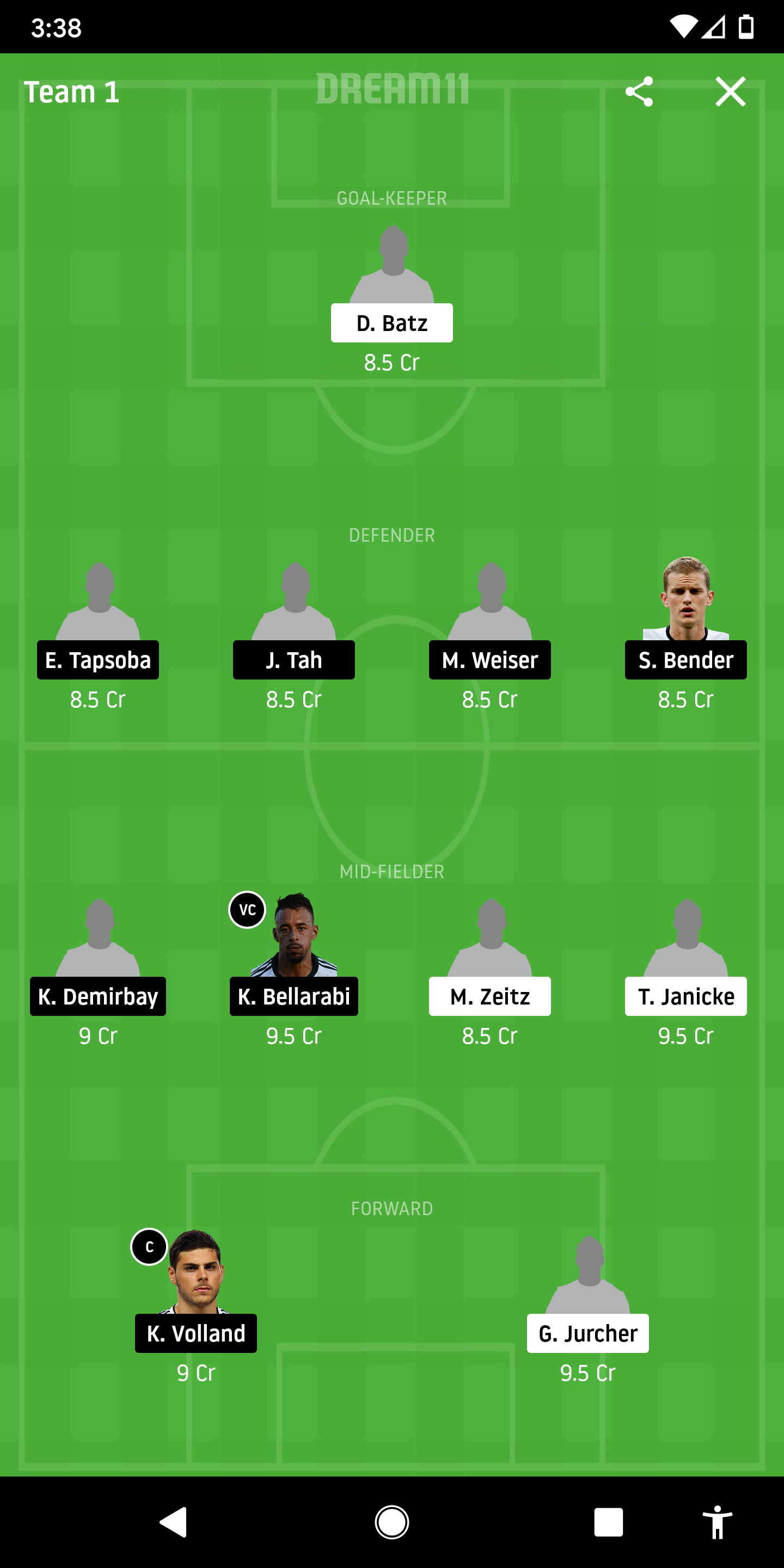 SAAR Vs LEV Dream11