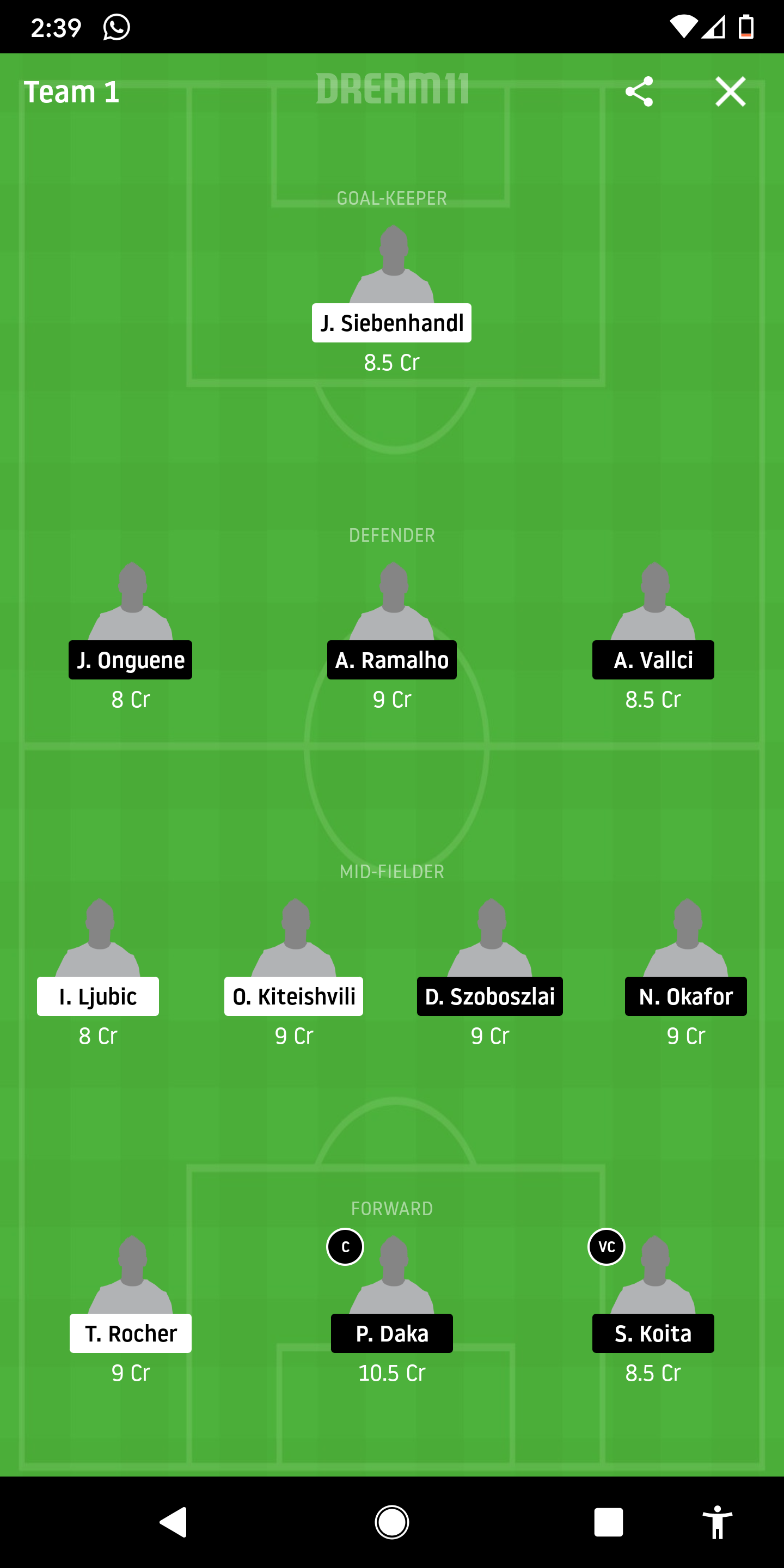GRZ VS SLZ Dream11