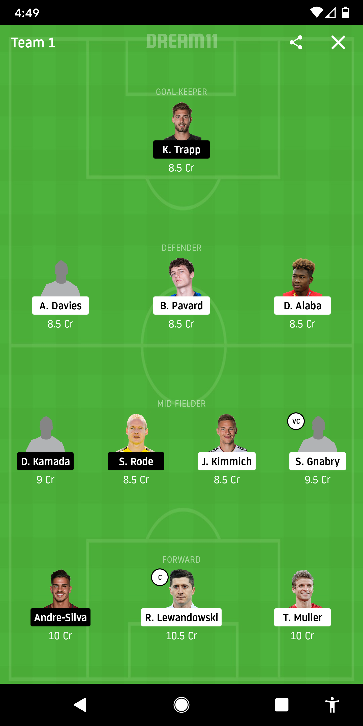 BAY Vs FRK Dream11