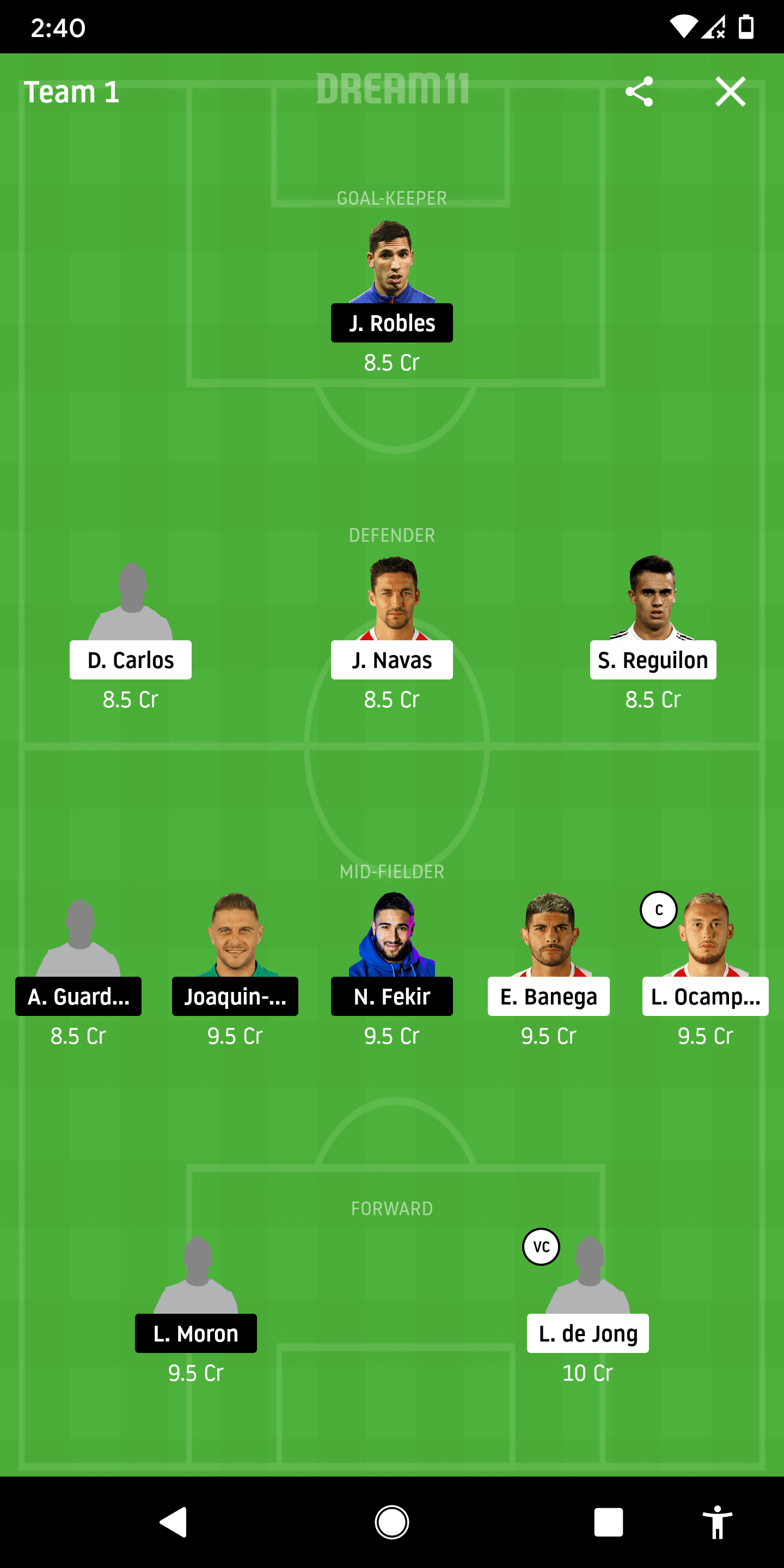 SEV Vs RB Dream11