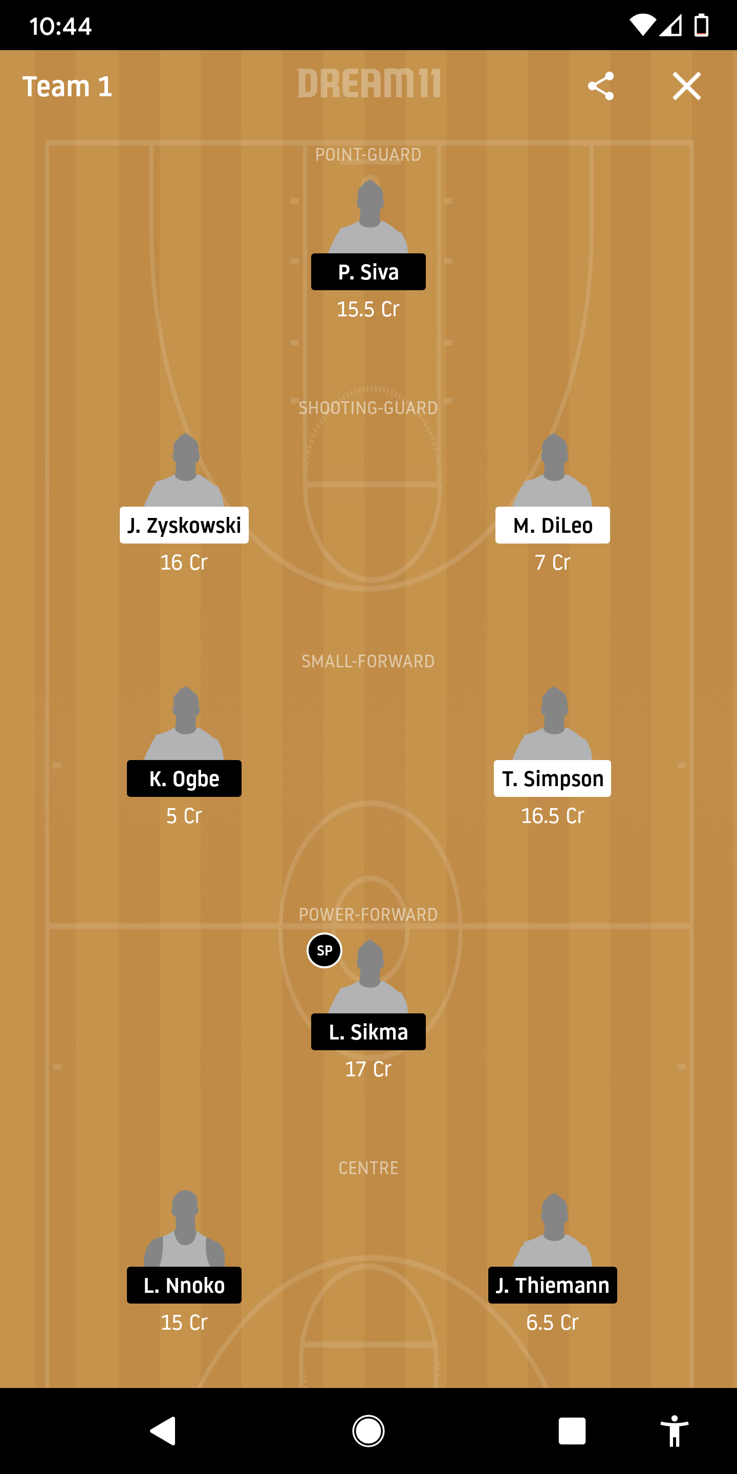 RAV Vs BER Dream11