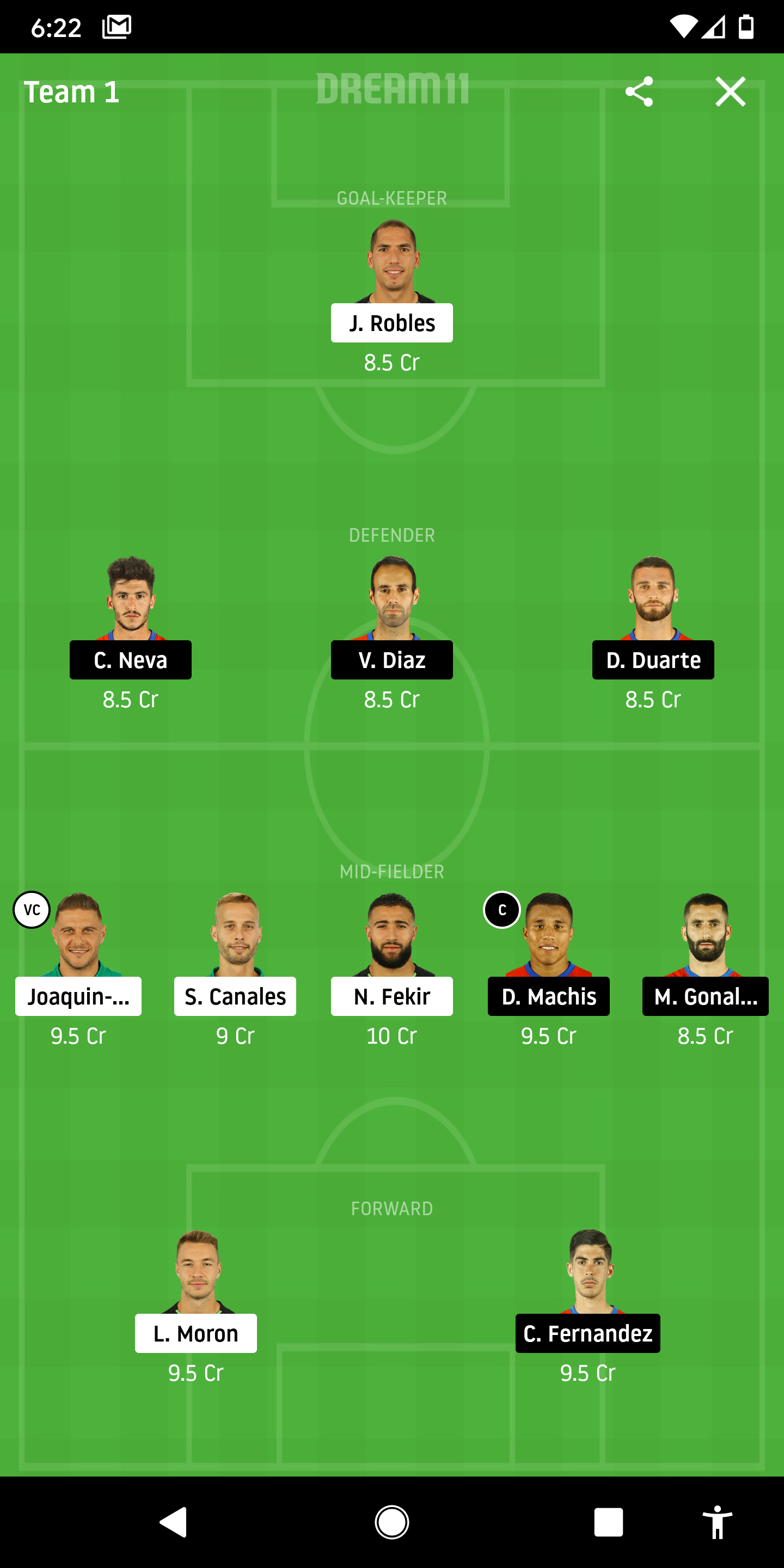RB vs GRD Dream11 
