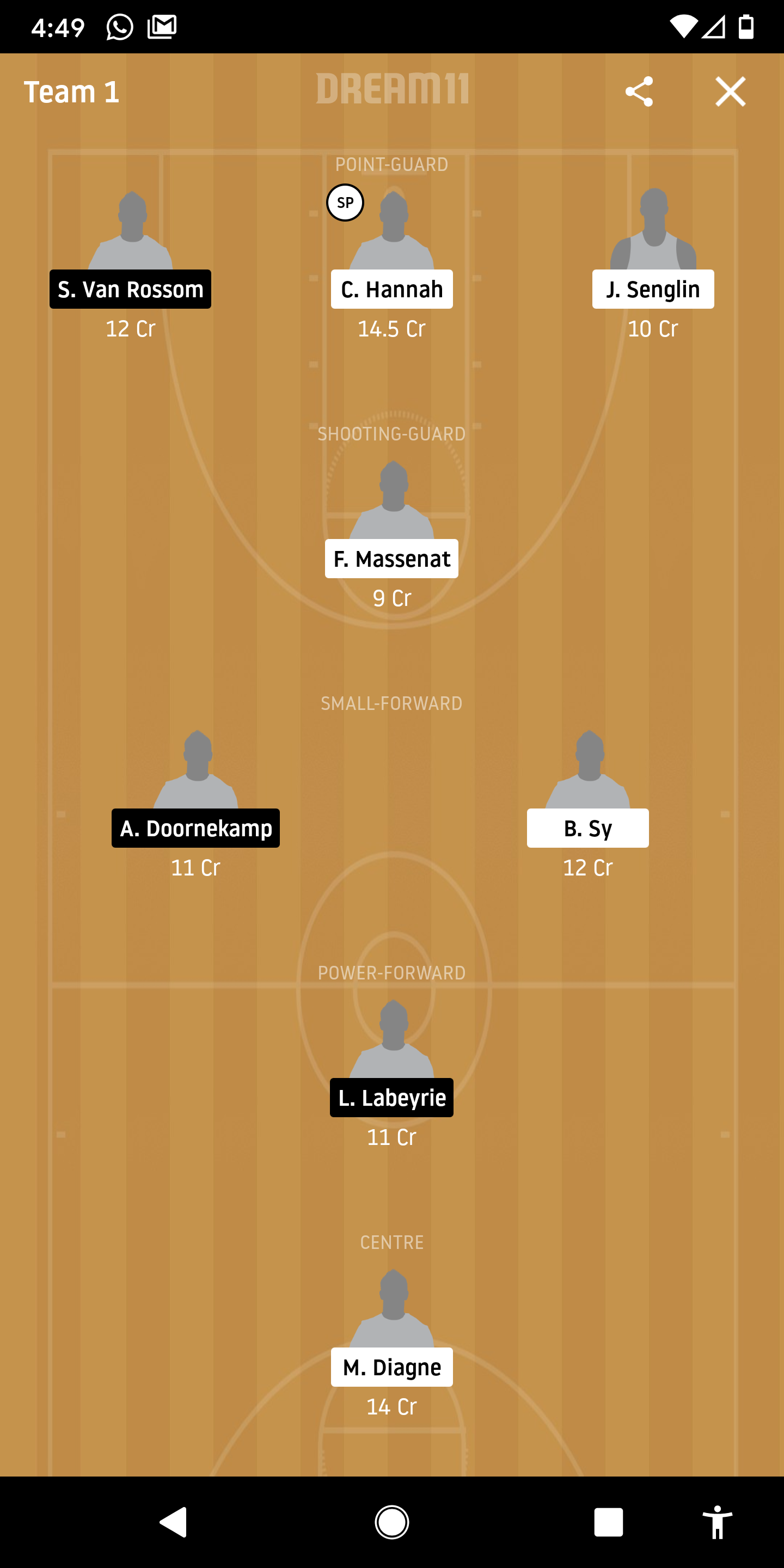 ANR Vs VAL Dream11